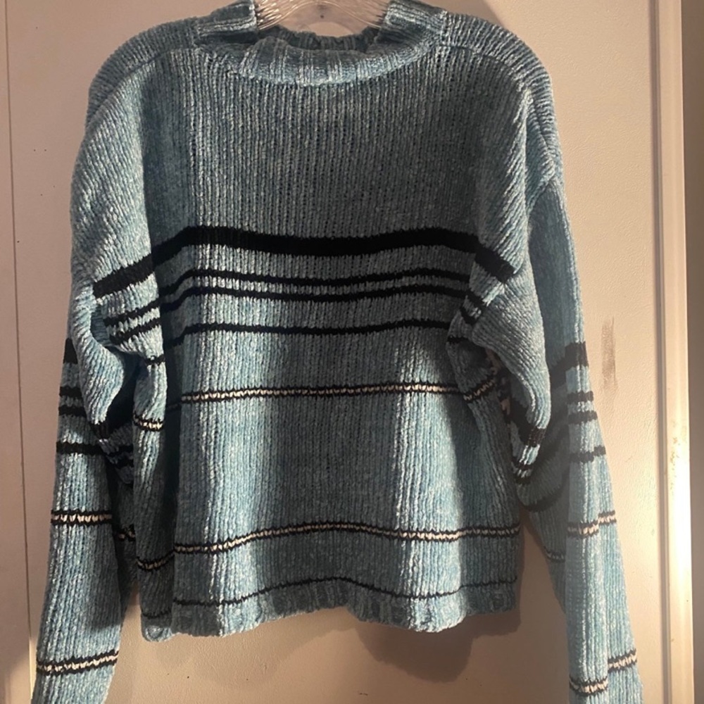Blue/Black/White Women’s Sweater